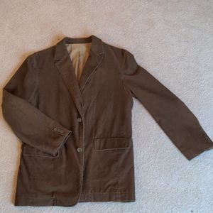 J-Crew brown corduroy blazer medium